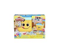 Play-Doh Hasbro, Set de Iniciación, 4 Botes de Plastilina de Colores, 9 Accesorios, Tijeras y Rodillo, Regalo Creativo para Niños y Niñas a Partir de 3 Años, Materiales para Crear, Manualidad