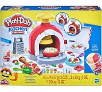 Play-doh kitchen creations - horno de pizzas con 6 botes de plastilina