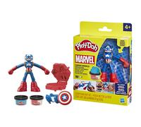 Play-Doh Marvel Captain America Stamping Shield Action Figure (Importación USA)