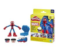Play-Doh Marvel Spider-Man Telarañas, Set de Juego con Figura de Acción de Superhéroe, Manualidades Infantiles y Actividades Creativas, Niños y Niñas de 4 Años o Más