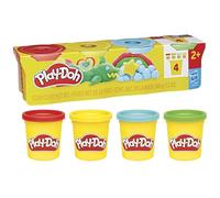 Play-Doh Pack de 4 Colores clásicos, Botes de 85 Gramos