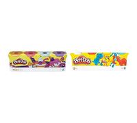 Play Doh Pack De 4 Colores/Modelos Surtidos + B6510 Pack 4 Botes (Hasbro B5517), Color/Modelo Surtido