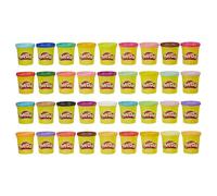 Play-Doh Paquete de 36 Cajas de Colores, no tóxicas, latas de 3 onzas Surtidas, Colores, Juguetes de folleto de Halloween no Dulces y Recuerdos de Fiesta, Juguetes preescolares, a Partir de 2 años