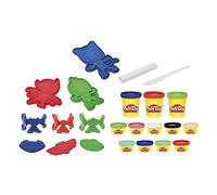 Hasbro Play-Doh Set Superhéroe Play-Doh PJ Masks Juego héroe, Juguete Creativo para niños a Partir de 3 años, con 12 latas de plastilina, Multicolor, Medium (F1805)