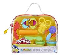 Play-Doh Primeras Creaciones para el Pícnic Juguete Infantil para Manualidades con Plastilina, 12 Herramientas y 6 Botes