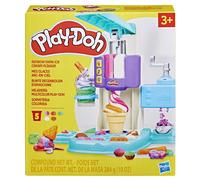 Play-Doh Rainbow Swirl Ice Cream Playset for Toddlers, Non-Toxic Modelling Compo