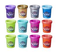 Play-Doh Slime Hydroglitz 12 Multipla de colores metlicos variados para nios 3 aos y arriba textura resbaladiza y suave no txica