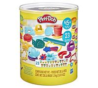 Play-Doh Super Caja de almacenamiento para niños de 3 años o más con 48 herramientas y 23 latas. Juguete de arte y artesanía para niños