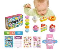 Play Food Sets Kids Kitchen, Realistic Toy Accessories, Cooking Postre Cake Toys, Colorful Pretend Set, Interactive Learning Tools, 40+ Pieces, Fun for Home, School, Or Family