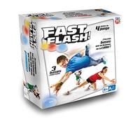 PLAY FUN BY IMC TOYS Fast Flash | Juego divertido de habilidad en el que tendrás que tocar las Bases que se iluminen de tu Color lo más rápido posible! Para niños +6 Años