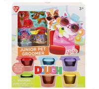 ColorBaby Play Juego de plastilina peluquería de Mascotas, 6 Botes de Colores, Moldes Figuras, Herramientas moldear, Experiencia Segura, niños + 3 años (39618)