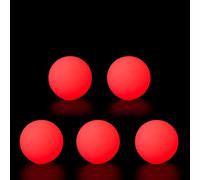 Play Juggling - Bolas Luminosas para Malabares - Juego de 5 Bolas Luminosas - Rojo