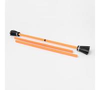 Play Juggling - FLOWERSTICK Tulipán con Silicona para Malabarismo, Incluye Palos - Herramientas, Juegos, Regalo, Circo, Ejercicios, Fiestas - Naranja