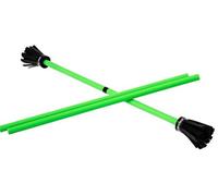 Play Juggling - FLOWERSTICK Tulipán con Silicona para Malabarismo, Incluye Palos - Herramientas, Juegos, Regalo, Circo, Ejercicios, Fiestas - Verde
