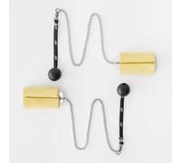 Play Juggling Juego de Malabares Poseidón Fire POI Fast-Replace - Cadenas de Fuego de Kevlar® Puro Pernos de Llama (Perilla de 100 mm)