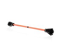 Play Juggling - Kit FLOWERSTICK Modelo Tulipán para Malabares - Herramientas para Malabares, Juegos para Aprender, Idea Regalo, Circo, Ejercicios, cumpleaños, par de varitas Incluidas - Naranja