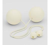 Play Juggling Pair Contact POI - 90 mm - 6 mm, 180 g, 90 mm, Perilla de Silicona, Fosforescente
