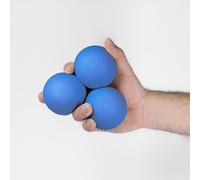 Play Juggling - Pelotas de Malabares Tris Modelo MMX - Azul UV, 110 g, 62 mm