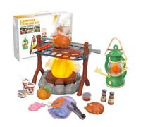 Play Kitchen Camping Set - Children Outdoor Pretend Adventure Toy, Mini Camp Cooking Gear for Imaginative Rolepley | Fun Educational Activity for Boys Girls Age Three to Six, Encourages Creativity