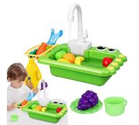 Play Kitchen Sink Toys for toddlerss - Electric Faucet Water Role Play