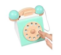 Play Landline - Antique Pretend Dial Telephone | Telephone for Toddlers Parent-child Interactive Toy