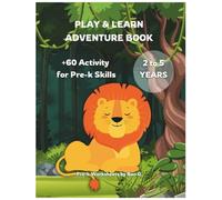 Play & Learn Adventure Book,Pre-K Workbook: +60 Activity for curios kids and pre-k from 2-5 years