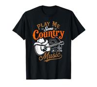Play Me Some Country Music Vintage Western Festival Camiseta