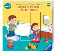 Play+ Mein erstes Schiebebuch Baden, waschen, Zähne putzen - ab 18 Monate