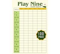 Play Nine Score Sheets: Score Pads for the Play Nine Card Game - Track Scores for Family Game Nights, Golf Card Game Fans and Tournaments
