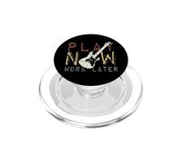 Play Now Work Later - Practicar música de Guitarra eléctrica PopSockets PopGrip para MagSafe