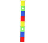 Play Parachute, Rectangular Game Parachute, Children Fitness Games, Sturdy Gymnastics Training Equipment for Sports, Outdoor Yard, Field, Playground Activities, 212.6x35.43x0.39 Inches