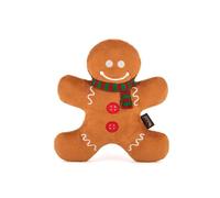 Play Pet Lifestyle and You - Juguete de Peluche para Perros y Gatos - Gingerbread Man/Gingerman