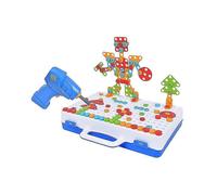 Play Pieces Drill Set Creative Drill Child's Power Drill And Screw Set Engineering Toys for Age 3-10 Years