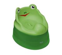 Play Potty - Orinal bebé infantil, diseño de Rana, cómodo, ergonómico, antideslizante, vaciado con cubeta extraíble, facilita la autonomía y aprendizaje, váter para niños, wc niños. Color verde
