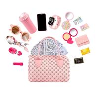 Play Purse for Little Girls, Toy Purse with Accessories, Bring Joy and Fun, Princess Pretend Dress-Up Games for Kids, Children Ages 3 to 6 Years Old, 7,87 x 4,33 x 5,12 pulgadas