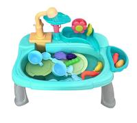Play Sink Toy, Role Play Dishwasher, Pretend Tableware Set, Floating Pool Game, Water Play Toy for Kids, Girls, Boys, Age 3+, for Indoor Outdoor Fun, Learning Activity