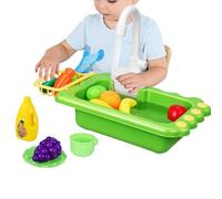 Play Sink with Running Water - Electric Faucet, Pretend Role Play