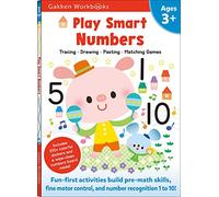 Play Smart Numbers Age 3+: Preschool Activity Workbook with Stickers for Toddlers Ages 3, 4, 5: Learn Pre-Math Skills: Numbers, Counting, Tracing, Coloring, Shapes, and More (Full Color Pages)