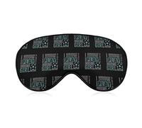 Play Soccer Like A Girl Sleep Mask Night Cover Eye para mujeres y hombres BlockLight para avión, viaje, siesta, correa ajustable