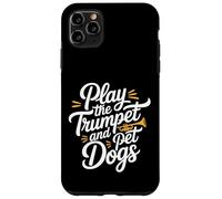 Play The Trumpet and Pet Dogs Banda de música de latón |- Carcasa para iPhone 11 Pro MAX