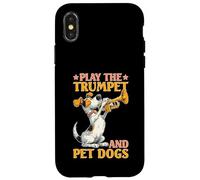 Play The Trumpet and Pet Dogs Banda de música de latón Carcasa para iPhone X/XS