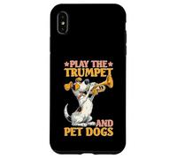 Play The Trumpet and Pet Dogs Banda de música de latón Carcasa para iPhone XS MAX
