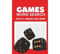 Play Time Word Search Book: Word Searches with Easy to Read Print about Board Games and More | 6x9 inches, 111 pages | 50+ Puzzles ... Gifts for Vacations, Holiday, Birthdays and Free Times