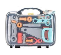 Play Tool Set, Role Play, Portable Kit Creativity Boost Interactive Play Toddler Approved Skill Building Imaginative Fun, Kids Tool Construction Set for 3-6 Years Toddler, Boys, Girls, Children