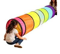 Play Tunnels for Kids - Poliéster y acero, Children Crawl Playhouse | Backyard Play Tunnel Tent for Indoor Outdoor Playroom, Garden, Camping, Beach, Living Room