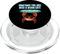 Playa A Veces Solo Necesitas un día de Playa Surfeando Diversión acuática PopSockets PopGrip para MagSafe