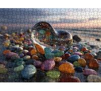 Playa Amar Puzzle 2000 Piezas Adultos, Rompecabezas con Letras en la Parte Posterior - Piezas Que Encajan Perfectamente, Reto de Concentración, Regalo para Mujer y Decor Hogar, 99.5 x 70.5 cm w0-222