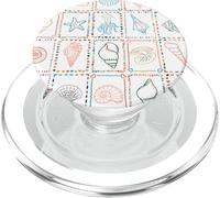 Playa de Estrellas de mar de Conchas Coloridas PopSockets PopGrip para MagSafe