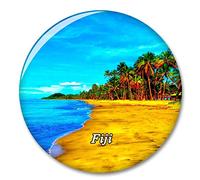 Playa de Fiji Imán de Nevera, imánes Decorativo, abridor de Botellas, Ciudad turística, Viaje, colección de Recuerdos, Regalo, Pegatina Fuerte para Nevera