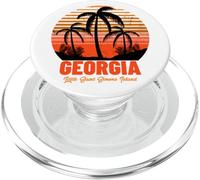 Playa de Little Saint Simons Island, Georgia PopSockets PopGrip para MagSafe